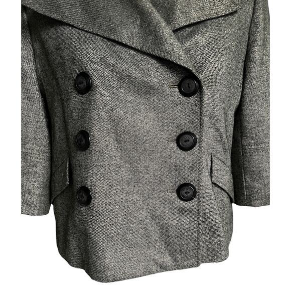 Classiques Entier Women’s Size S/M Wool Blend Double Breasted Cropped Jacket - Picture 5 of 8